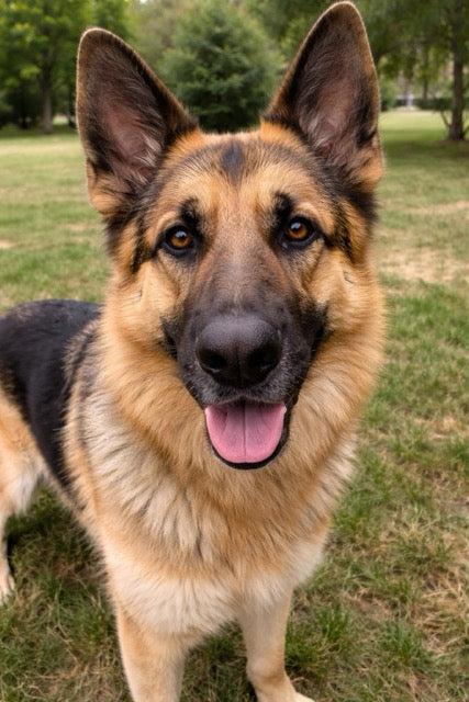 German Shepherd · Framed Canvas example pet photo